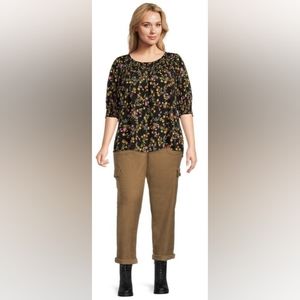 Terra & Sky Women's Plus Size Surplus Cargo Pants 16/18